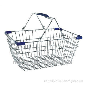 25L Metal basket, Metal Wire Basket, Metal Shopping Basket